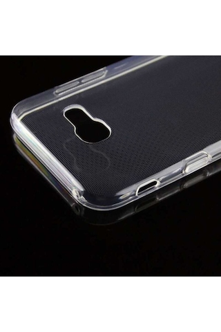 Galaxy Uyumlu A5 2017 Kılıf Zore Süper Silikon Kapak Renksiz