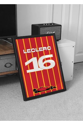 Lewis Hamilton 44 F1 Poster Tablo Siyah Çerçeveli