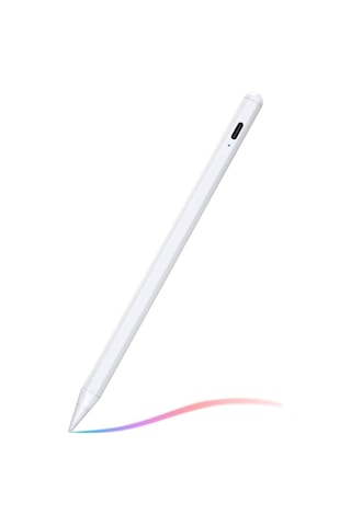 Xindoker Pencil Uyumlu Hassas Dokunmatik Kalem - Eğim Basınç Duyarlı Beyaz Stylus