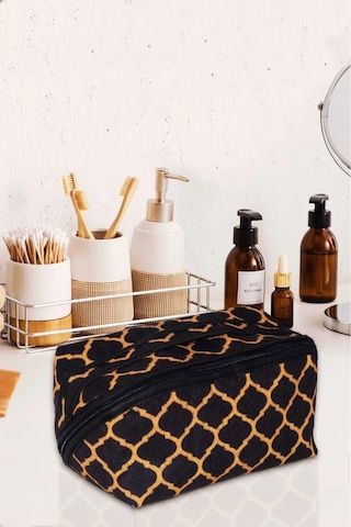 Tutma Kollu Makyaj Çantası Geniş Seyahat Kozmetik Organizerix