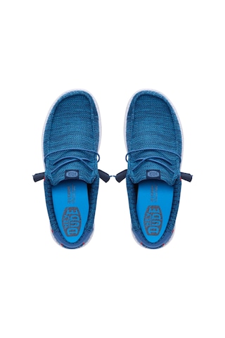 Hey Dude Wally Cru Stretch Canvas Erkek Terlik Mavi