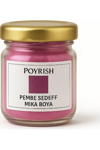 Pembe Sedef Mika Boya 10 Gr. Renksiz Pembe Sedef Mika Boya 10 Gr. Renksiz