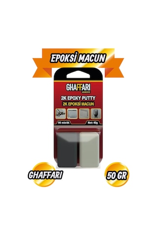 Güçlü Epoksi Macunu Yapıştırıcı Hamur Metal Plastik Seramik Çelik Yapıştırıcı Doldurur Boyanır 50 Gr