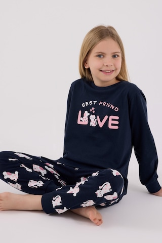 Rolypoly Kız Çocuk Lacivert Pijama Takımı Rp3707-c-v1 Lacivert