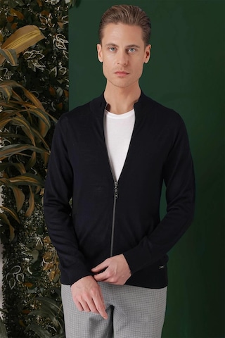Efor Tr 860 Slim Fit Lacivert Klasik Triko Lacivert