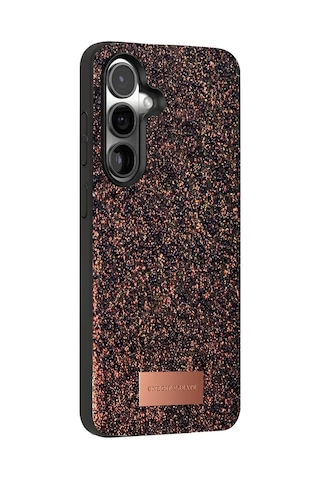 Onegif Samsung Uyumlu Galaxy S24 Bright Simli Kapak - Derin Mor