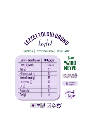 Yayla Enfies Freeze Dried İncir 20 G X 3 Adet 20 ML