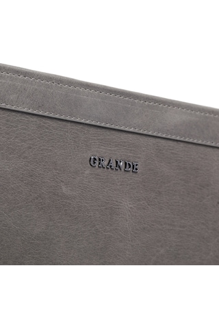 Crazy Gri Erkek 4297 Grande Deri El Çantası