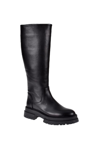 Pullman Hakiki Deri Kadın Çizme Cb-25900 Siyah-siyah Siyah