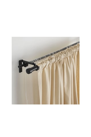 Ikea Räcka Perde Çubuğu , 120-210 Cm Siyah