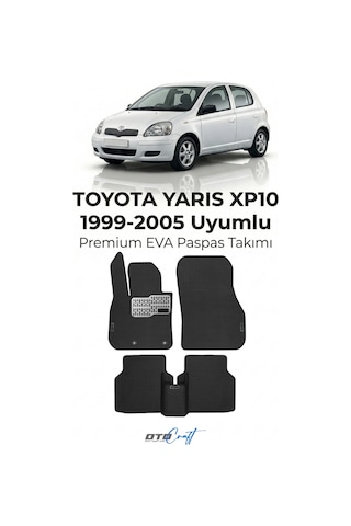 OtoCraft Toyota Yaris Xp10 1999-2005 Araca Özel 3d Havuzlu Eva Paspas Tam Set 5 Parça