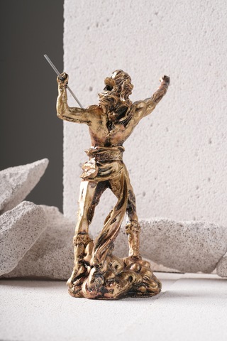 Zeus Mızraklı Obje Biblo