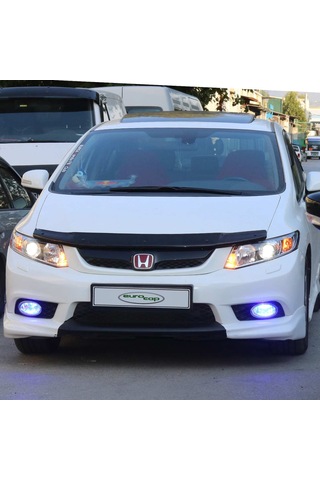 Eurocap Honda Civic 9 Ön Kaput Koruma Rüzgarlık 3Mm Abs 2012-1