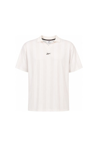 Reebok Polo Yaka Kısa Kol T-shirt Erkek Ekru Lytıca Polo Tee Bej