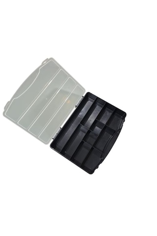 10 Bölmeli Kapaklı Kutu Siyah