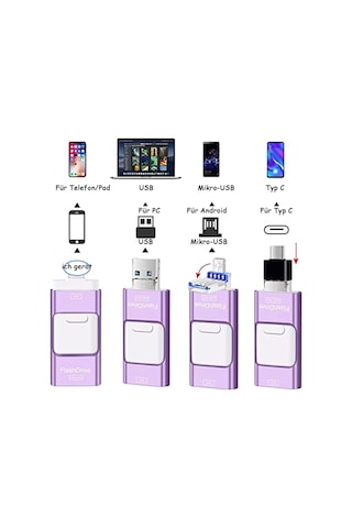 Telefon, Hafıza Kartı, Harici Bellek Genişletme, Fotoğraf Çubuğu, Android Cep Telefonu, Bilgisayar, Dizüstü Bilgisayar İçin Flash Sürücü İçin 256 Gb Usb Bellek Çubuğu