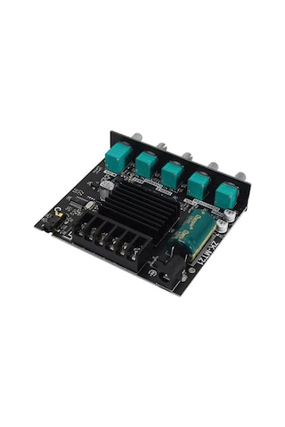 Springsun Zx-mt21 2.1 Kanal Bt 5.0 Ses Güçlendirici Modülü - Aux Girişi, Alçak-ağır Tondaj, Aşırı Alçak Ses, 50w+50w+100w Güç, 12-24v Dc