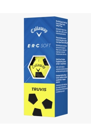 Callaway Erc Yumuşak Golf Topu Sarı Siyah - 3'lü Karışık