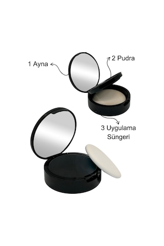 Topaxx Suda Çıkmayan Saç Sakal Dolgunlaştırıcı Topik Pudra