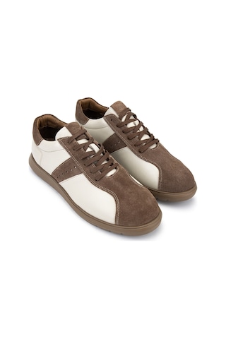 Tamer Tanca Erkek Hakiki Deri Bej Sneakers & Spor Ayakkabı 1206 2026 Erk Ayk Y26 Bej Dr/suet