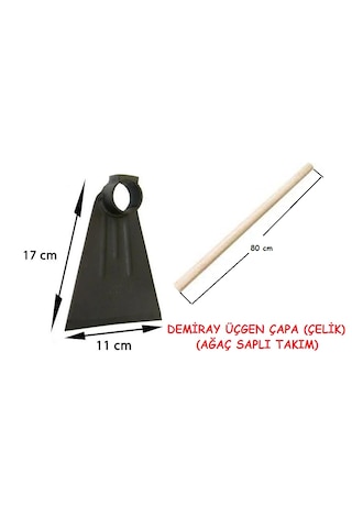 Demiray Üçgen Çapa Çelik Saplı