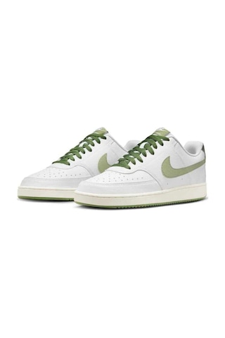 Nike Court Vision Lo White Green Sneaker Günlük Erkek Spor Ayakkabı Beyaz Yeşil Beyaz - Açık Yeşil