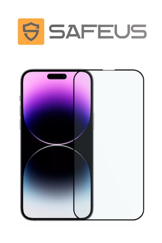 Safeus Tam Kaplayan Parmak İzi Bırakmayan Safir Ekran Koruyucu Cam , Apple Uyumlu iPhone 14 Pro İle