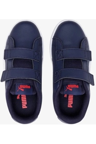 Puma 39425301 Rıckıe Classıc V Ps Navy Whıte Red Çocuk Sneaker Lacivert