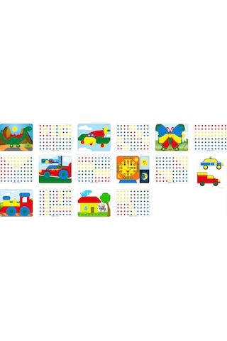 Matrax Oyuncak Sihirli Düğmeler 80 Parça