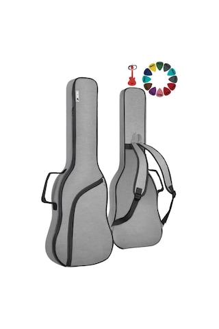 Midex Cs-39 Case Klasik Gitar Soft Case Gigbag Kalın Çanta Kılıf Pena Hediyeli