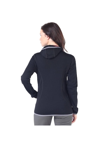 Woolona Marin Fermuarlı Kapüşonlu Kadın Sweatshirt Navy Blue