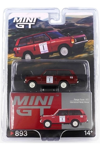 Mini Gt 1/64 Range Rover 1971 International Hillrally Winner - Blister Paket