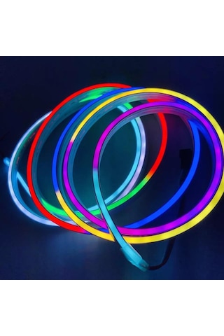6X12 MM 2811 Pixel Neon Şerit Led 12 V 5M 2.5 Cm De Kesilebilir
