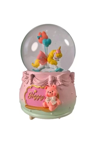 Kar Küresi Orta Boy Llm-hdy0318 Pembe, Mavi