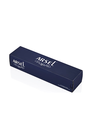 Arsel Dafne Gold 6'lı Yemek Kaşık Seti 304 Kalite 3 Mm Premium Set Gerçek Altın 18/10 Gümüş
