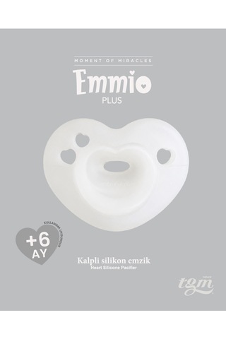 Tgm Baby Ultra Premium Silikon Kalpli Emzik Plus Beyaz - Krem