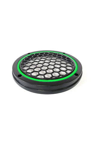 Garaj Dünyası Yeşil Neon Ledli 20 Cm 2 Li Hoparlör Kapağı