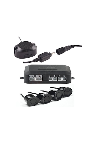 Gpr Kameralı Park Sensörü 4.3 'Ayna Ekranlı Sıyah Sensör Full Set