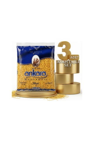 Ankara Makarna Tel Şehriye 3x500 Gr