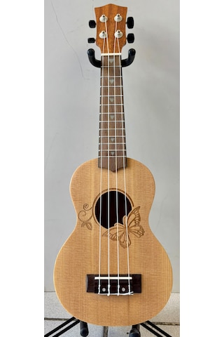 Çiçek Desenli Soprano Ukulele Diğer