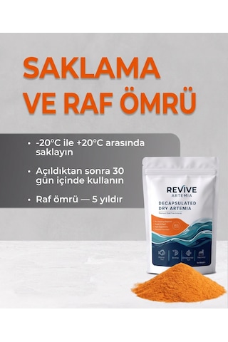 Revive Kabuksuz Artemia 25 Gr