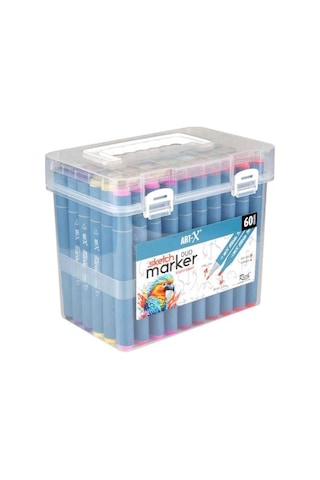 Rich Art X Sketch Marker Duo Çift Uçlu Marker Kalem 60 Renk Set 18050