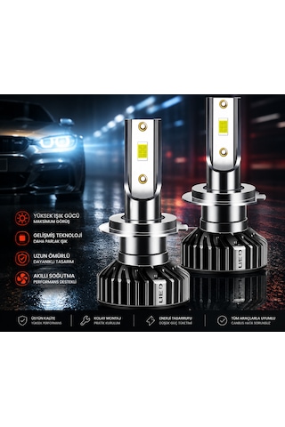 Apexi H3 Mini Led Xenon Far Ampul Seti 52w 8000 Lümen