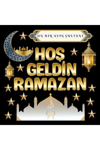 Hoş Geldin Ramazan Ev Okul Duvar Süsü