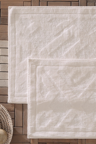 Yataş Bedding Milo Banyo Paspası Seti - Ekru (50x60 cm + 60x100 cm) Ekru