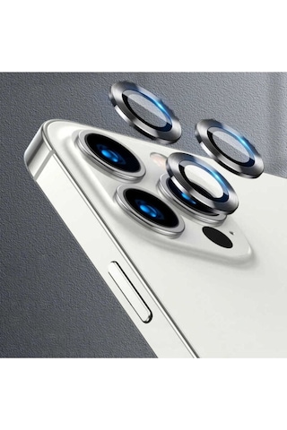 Apple Uyumlu iPhone 13 Pro Zore Cl-07 Kamera Lens Koruyucu Koyu Gri