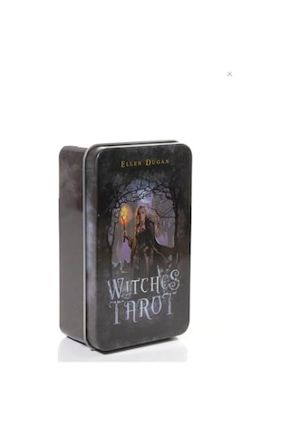 The Witches Tarot Kağıdı Metal Kutulu Tarot Destesi İngilizce