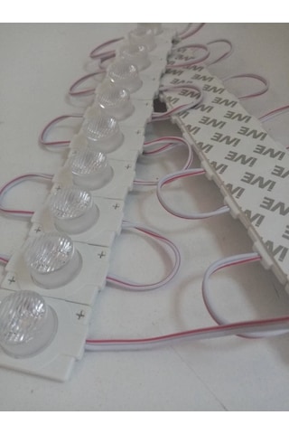 12 Volt 1.5 Watt Tek Mercekli Modül Led Beyaz (10 Adet)