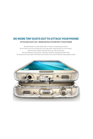 Ringke Mirror Fusion Galaxy S7 Edge İle Uyumlu Aynalı Kılıf Rose Gold