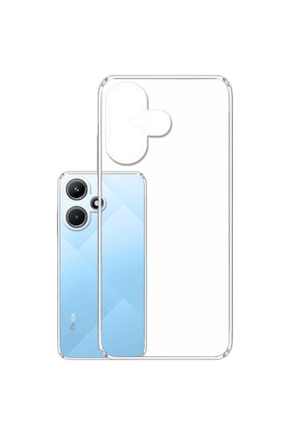 Infinix Uyumlu Hot 30i 1mm Süper Silikon Şeffaf Kılıf